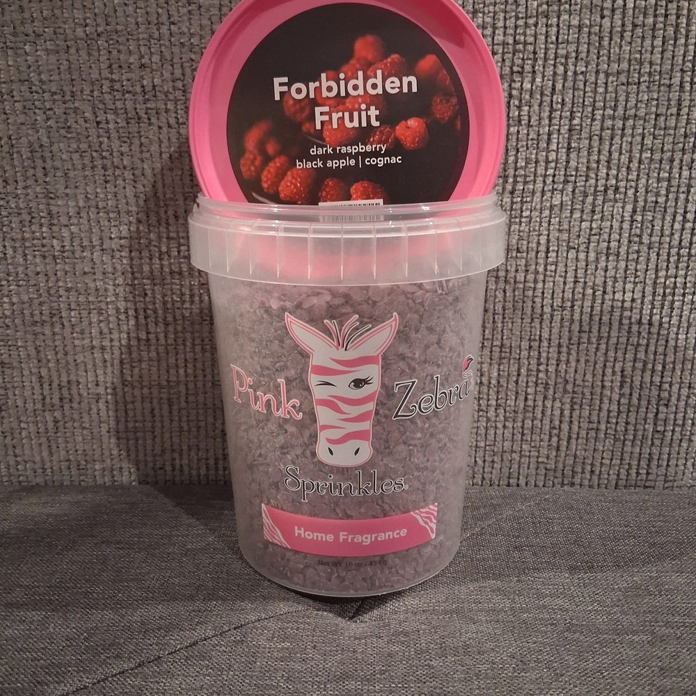 Pink Zebra Forbidden Fruit Sprinkles - Pink and Gray